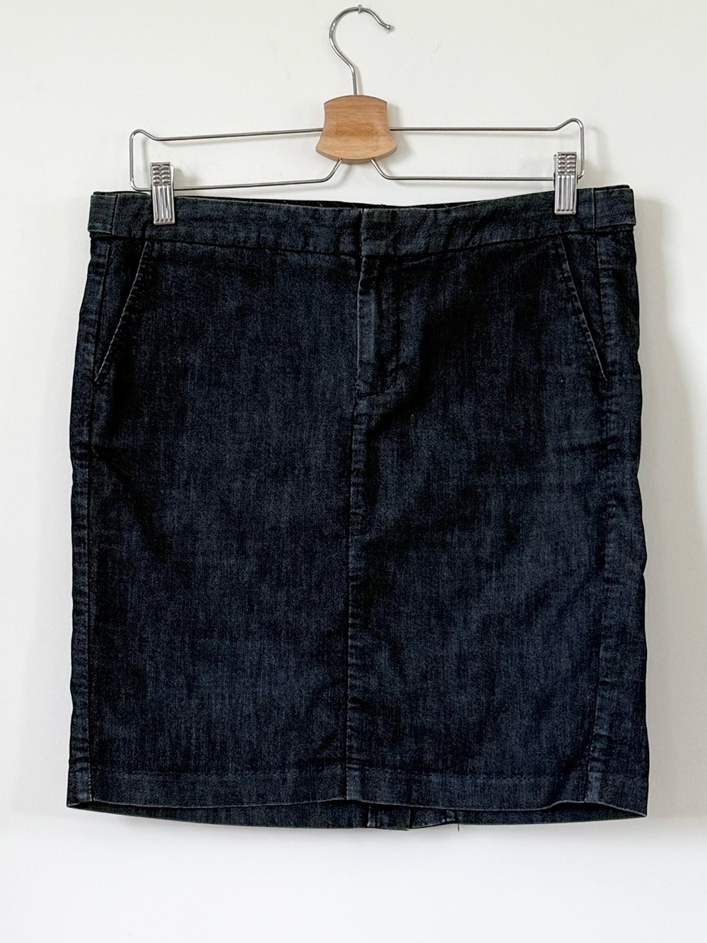 VTG Y2K GAP Stretch Denim Mini Skirt Size 10 Blue Jean 90s Vintage Casual